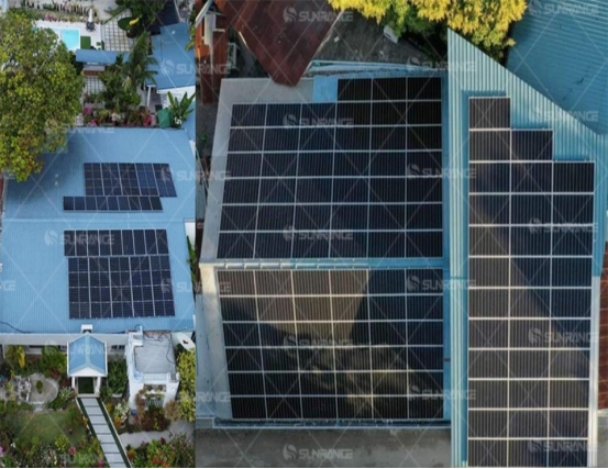 Projet de raccordement au réseau de 55 kW aux Maldives