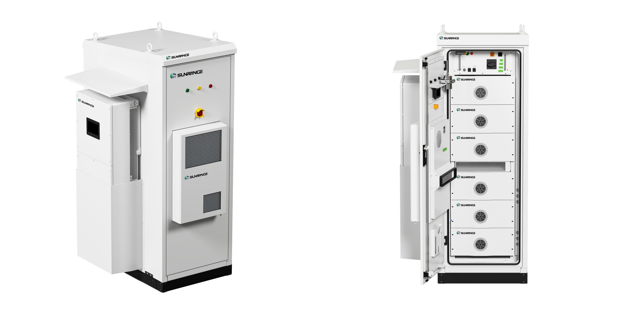 Sunrange 50kw 120kwh Outdoor Energy Cabinet 