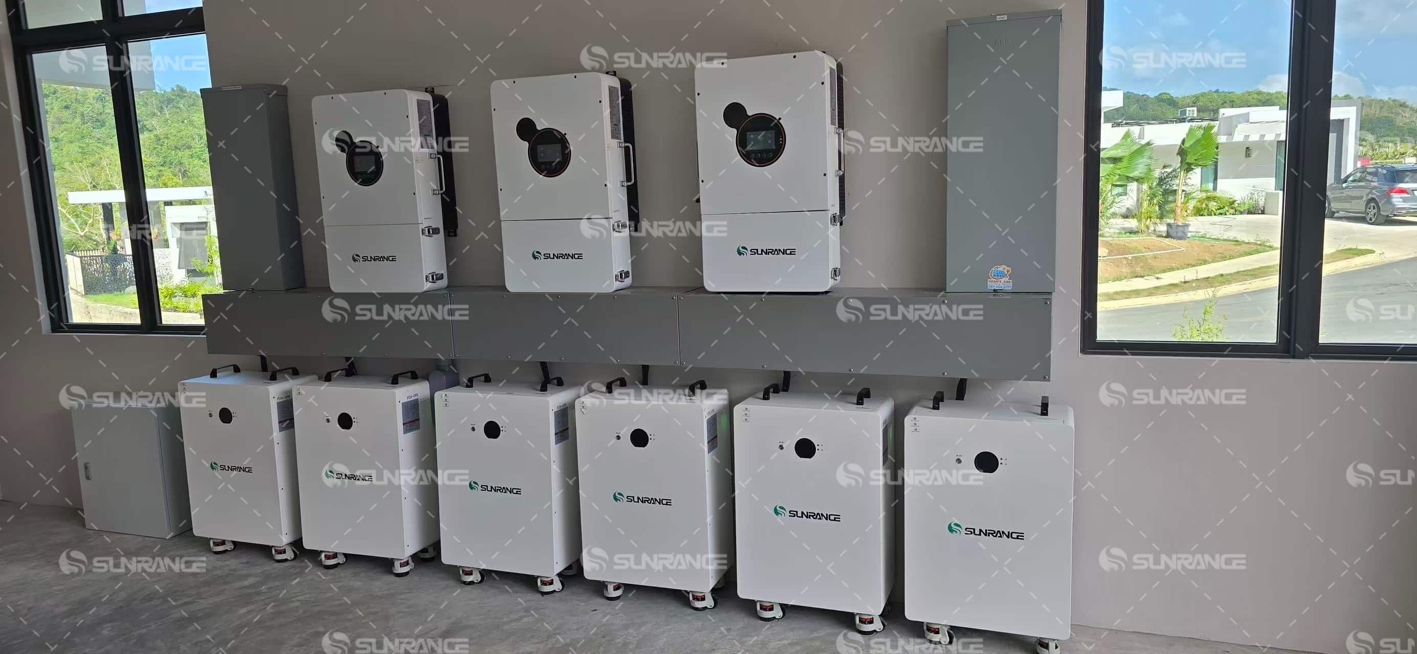 Sunrange 36KW 86KWH Solar Energy Storage System in Puerto Rico